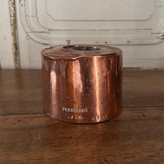 Set of 5 Copper Cake Molds, Ferrières, 19th Century