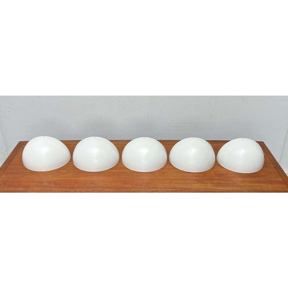 Danese Set di 5 lampade da parete minimaliste danesi Model 4011 di Focus, anni '60 in vendita
