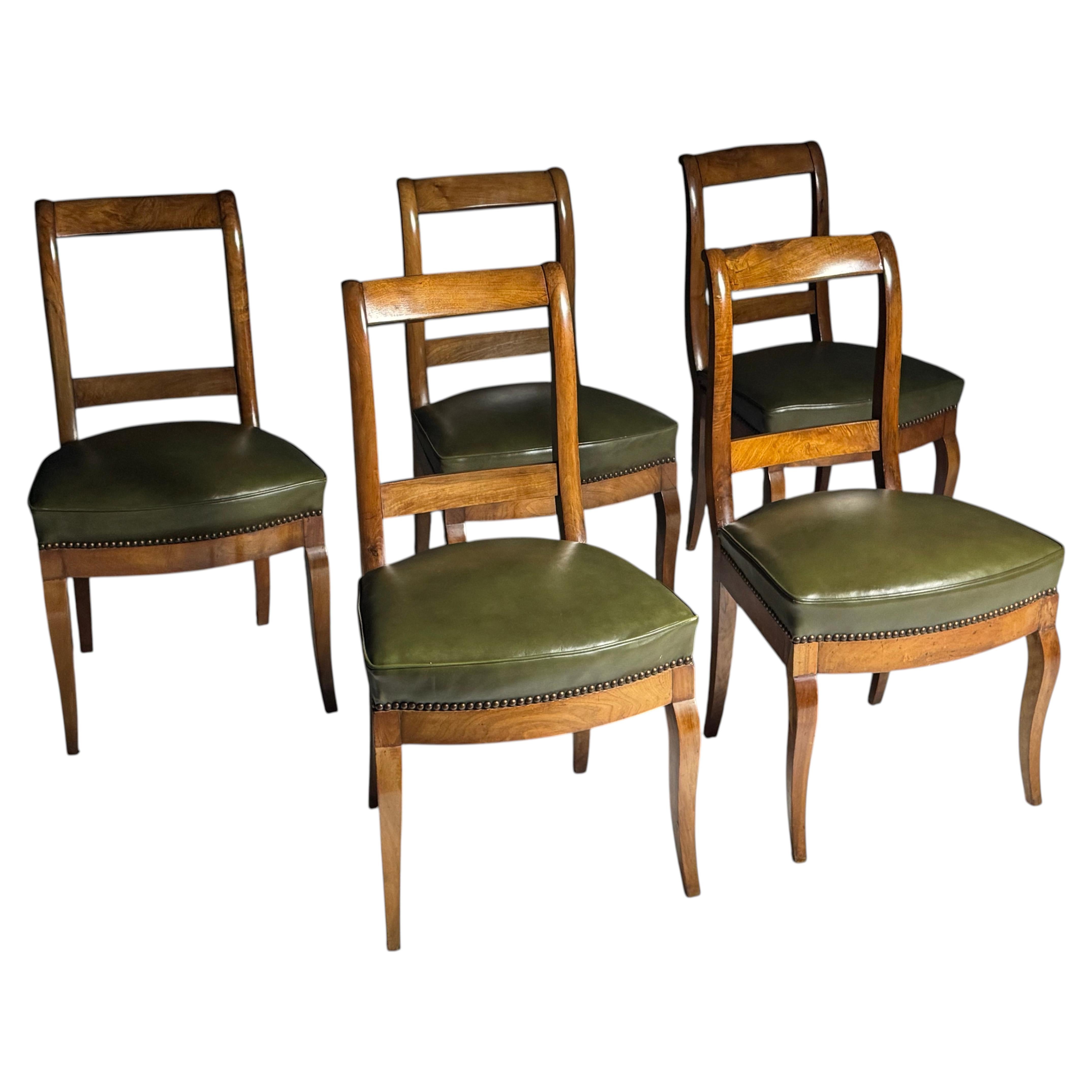 Ensemble de 5 chaises de salle à manger