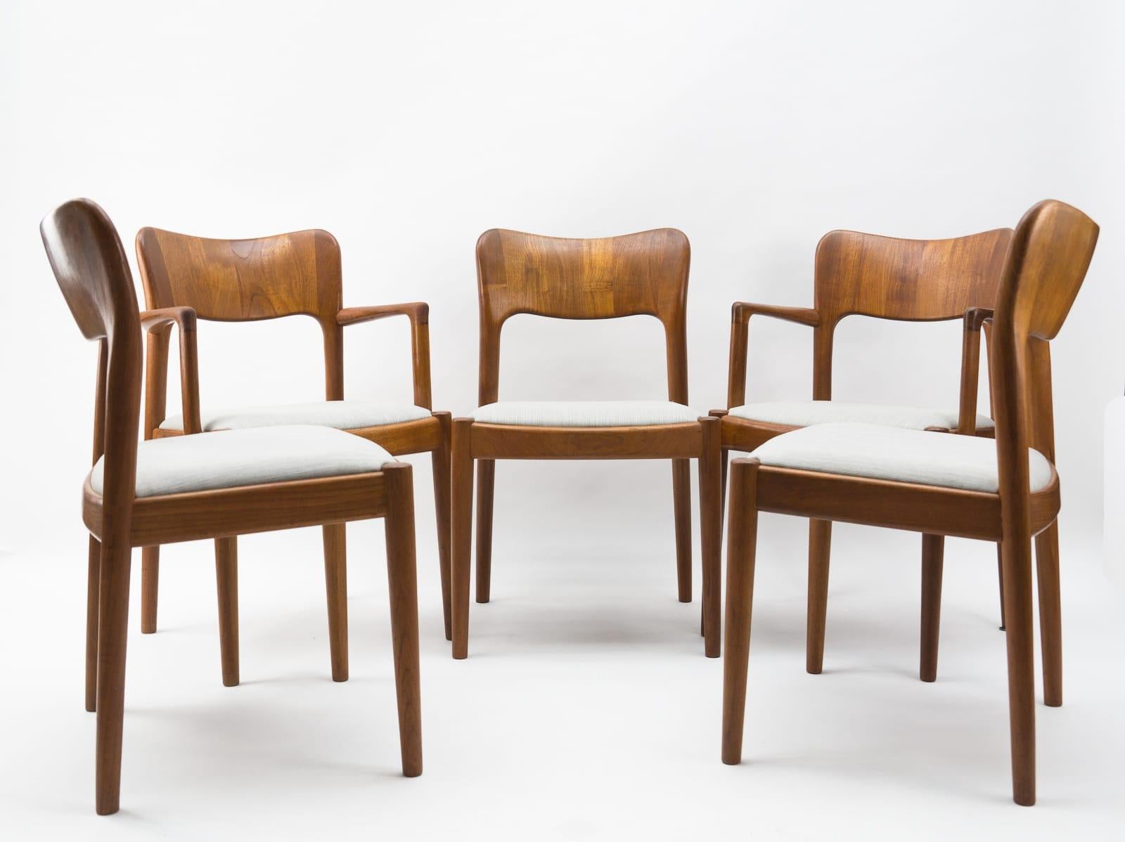 Set of 5 Dining Chairs 