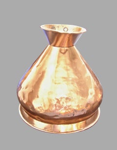 Set of 5 English Copper Graduated Haystack Measures 4 Gallons to 1 Quart