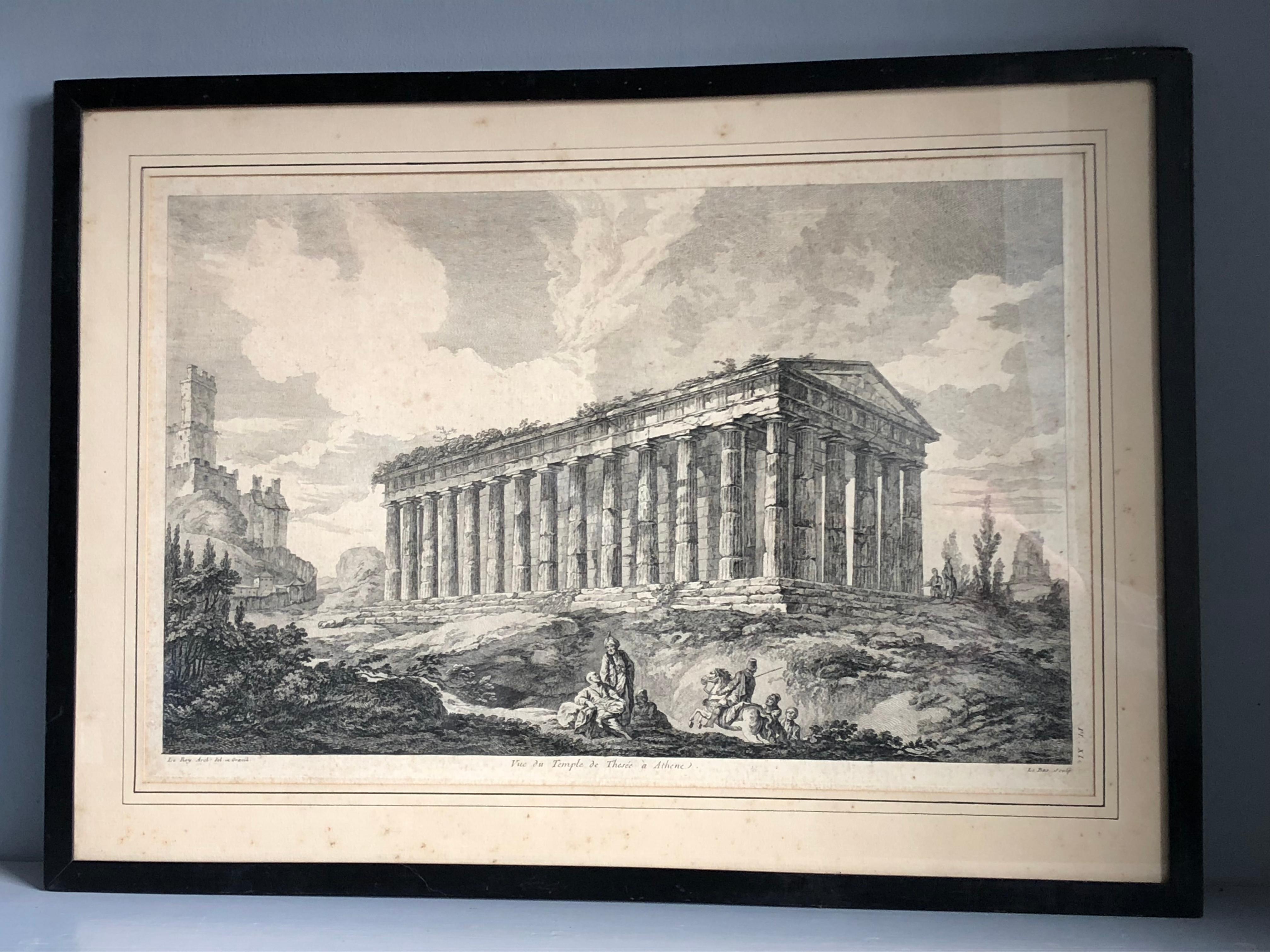 Set of 5 Engravings, ‘Les Ruines De Grece’ 1758, by Julien Le Roy 3