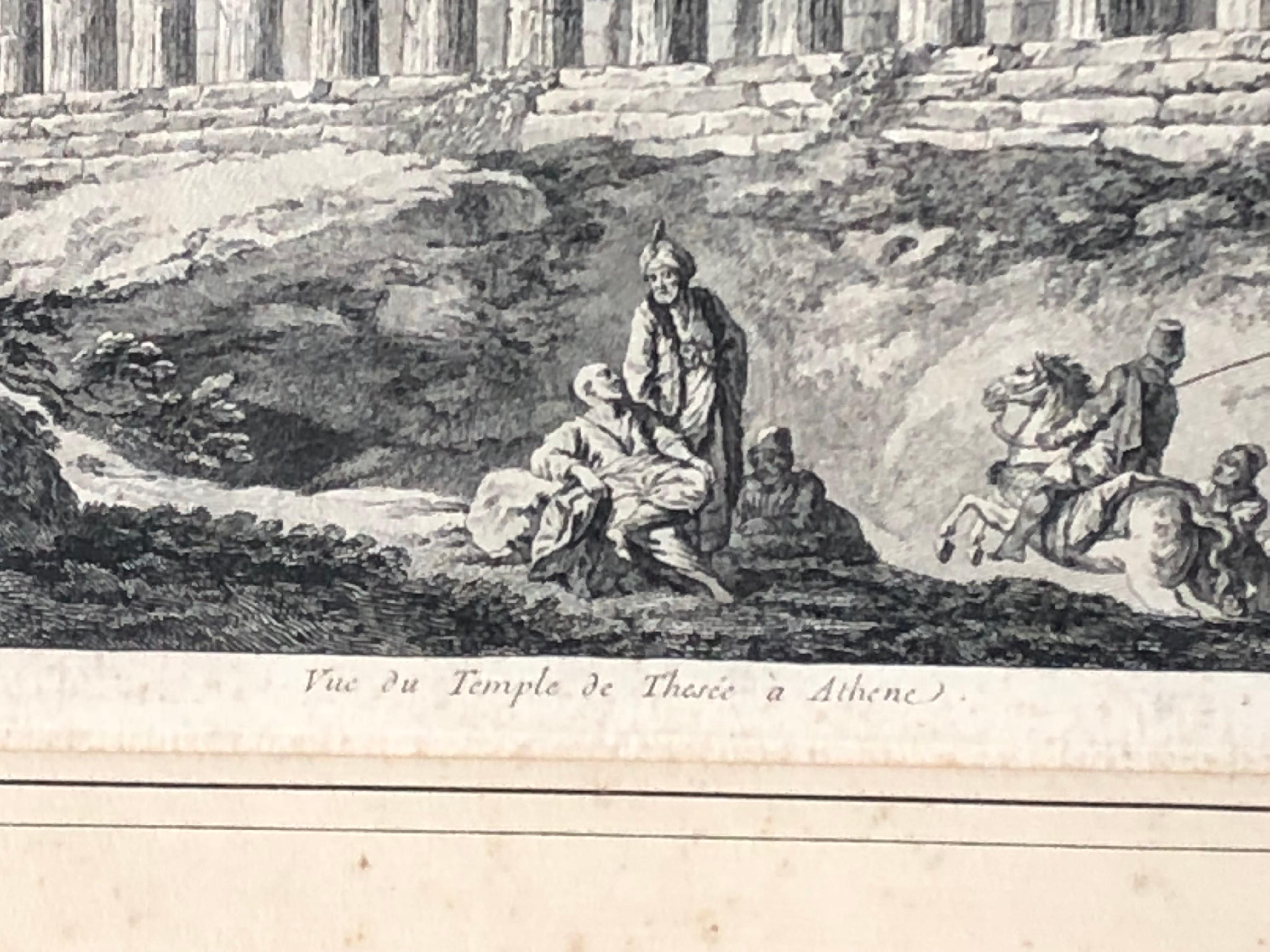 Set of 5 Engravings, ‘Les Ruines De Grece’ 1758, by Julien Le Roy 4