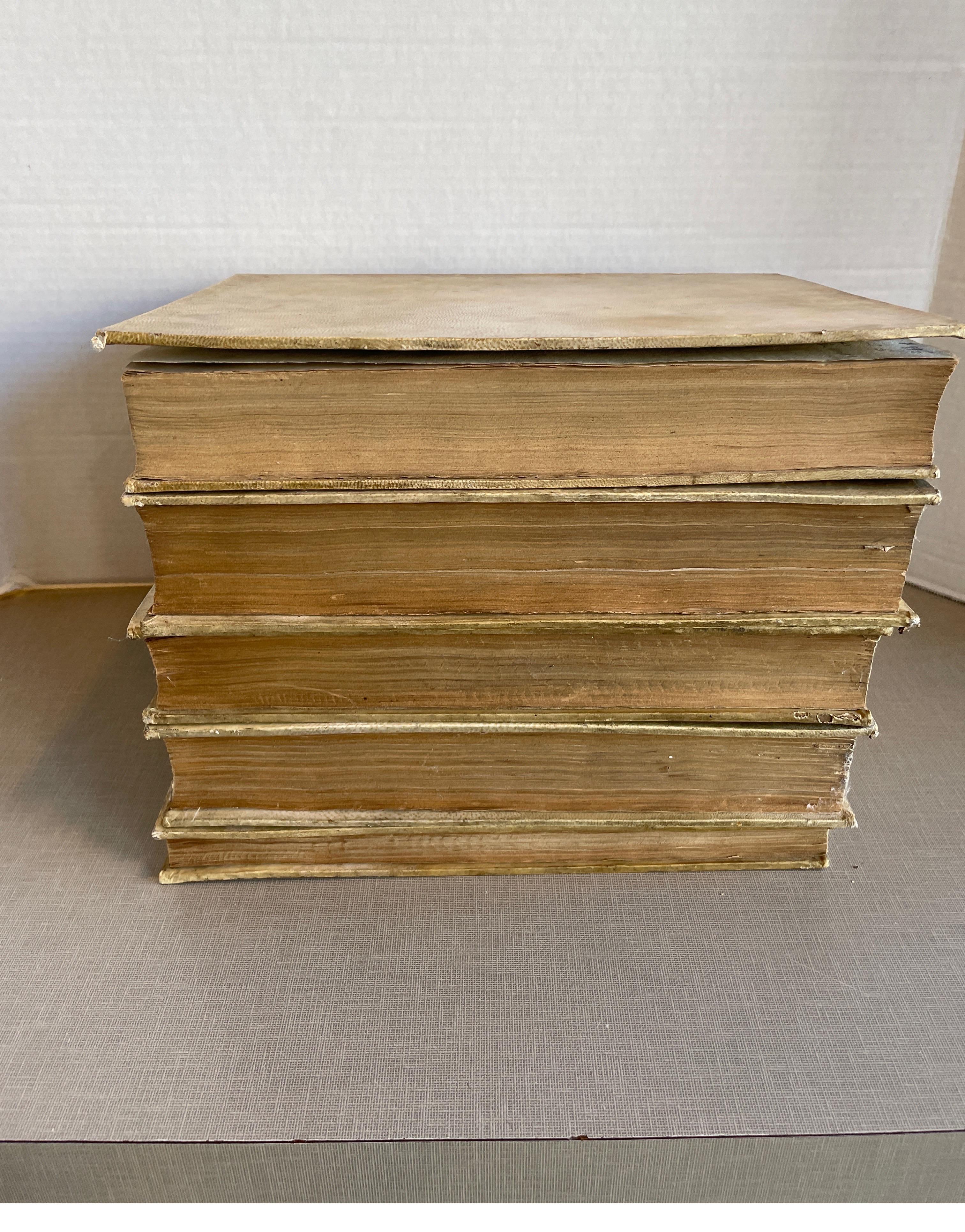 Set of 5 Fabri Concionum opus vellum books from 1872 For Sale 2