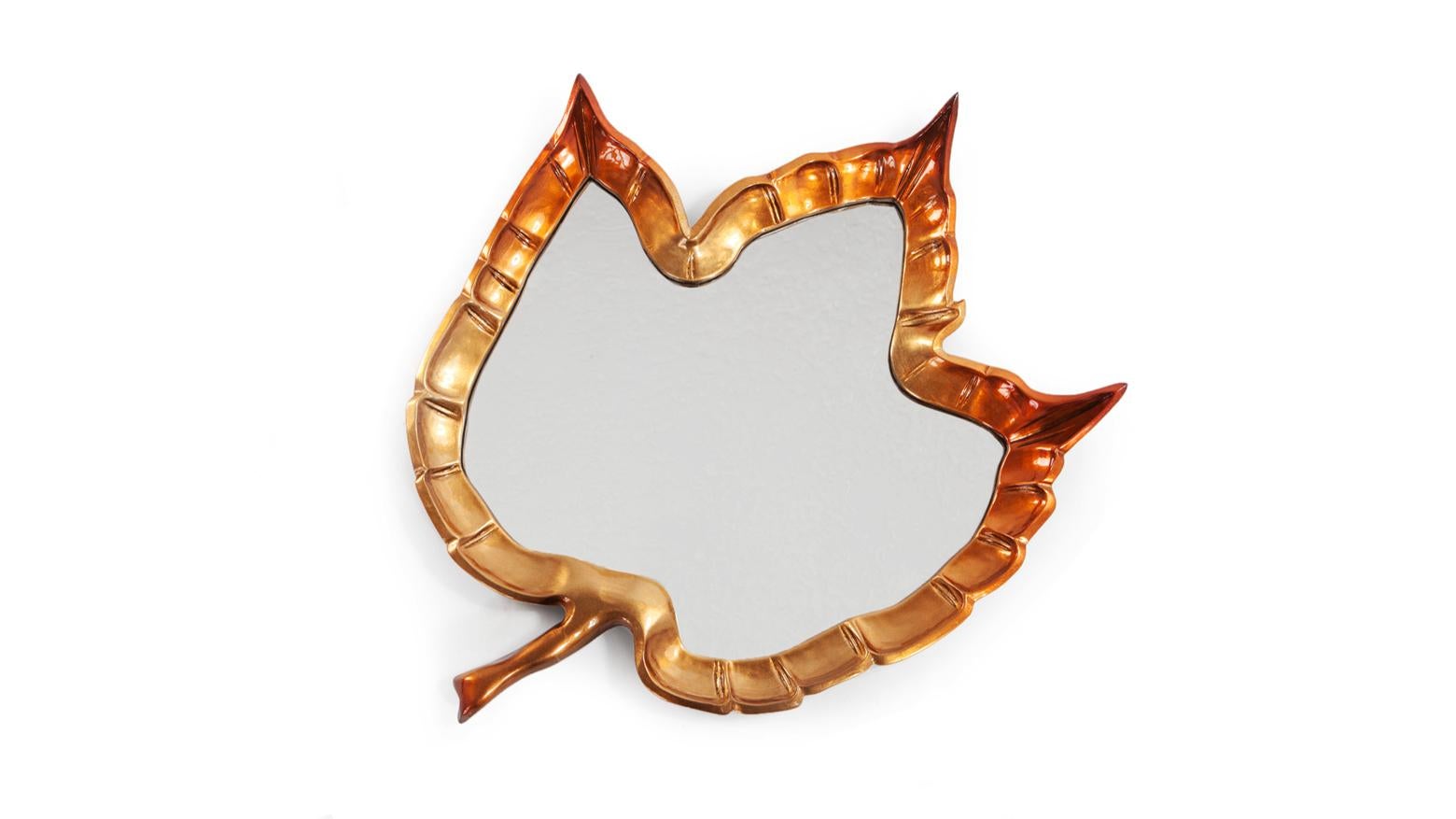 Other Set of 5 Fallen Leaves Mirrors by InsidherLand For Sale