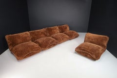 Set of 5 "Gena" Lounge Chairs/Modular Sofa by Claudio Vagnoni for 1P Italy 1969