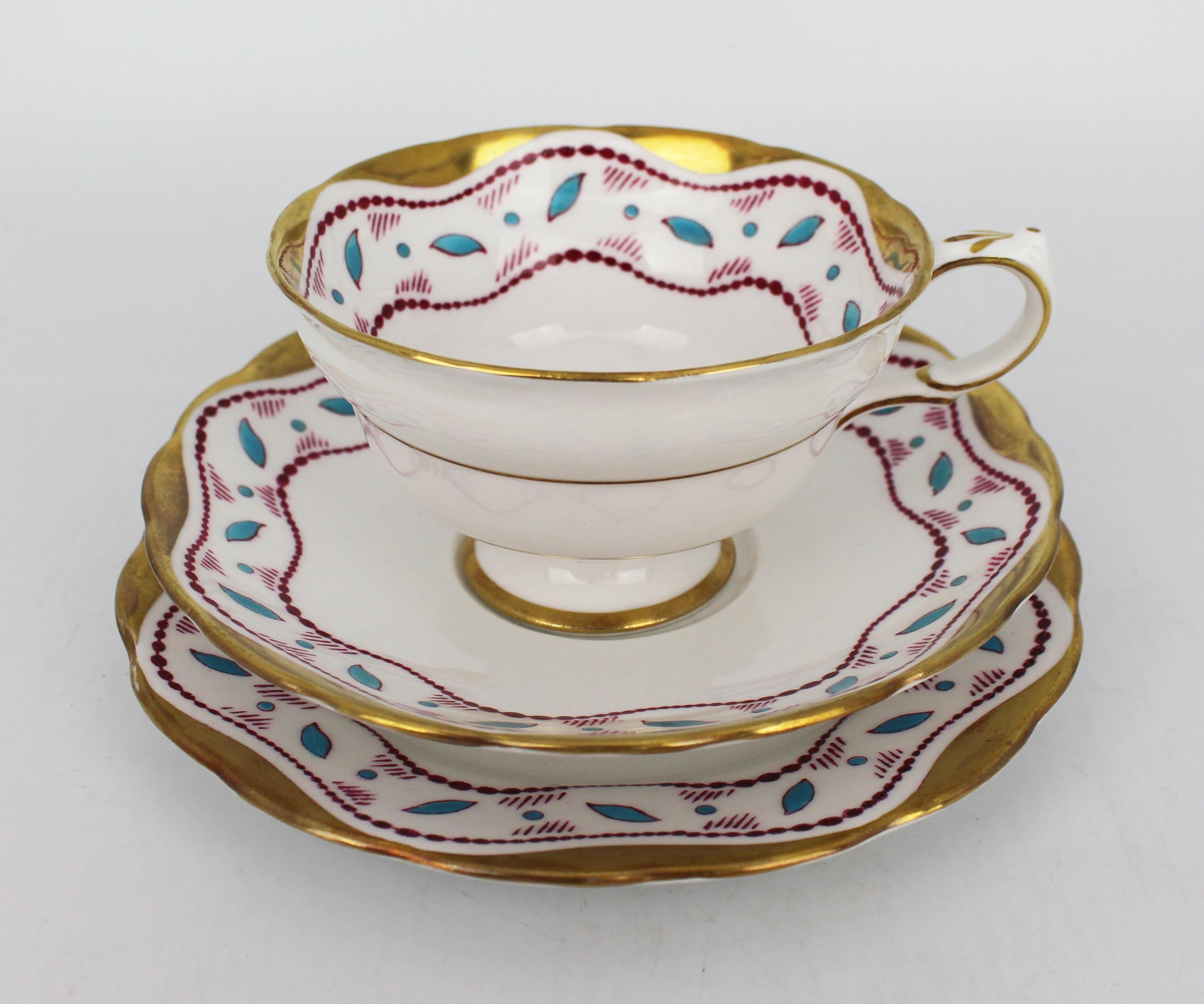 Britannico Set di 5 Trio Grosvenor Jackson & Gosling Horentine, 1910 ca. in vendita