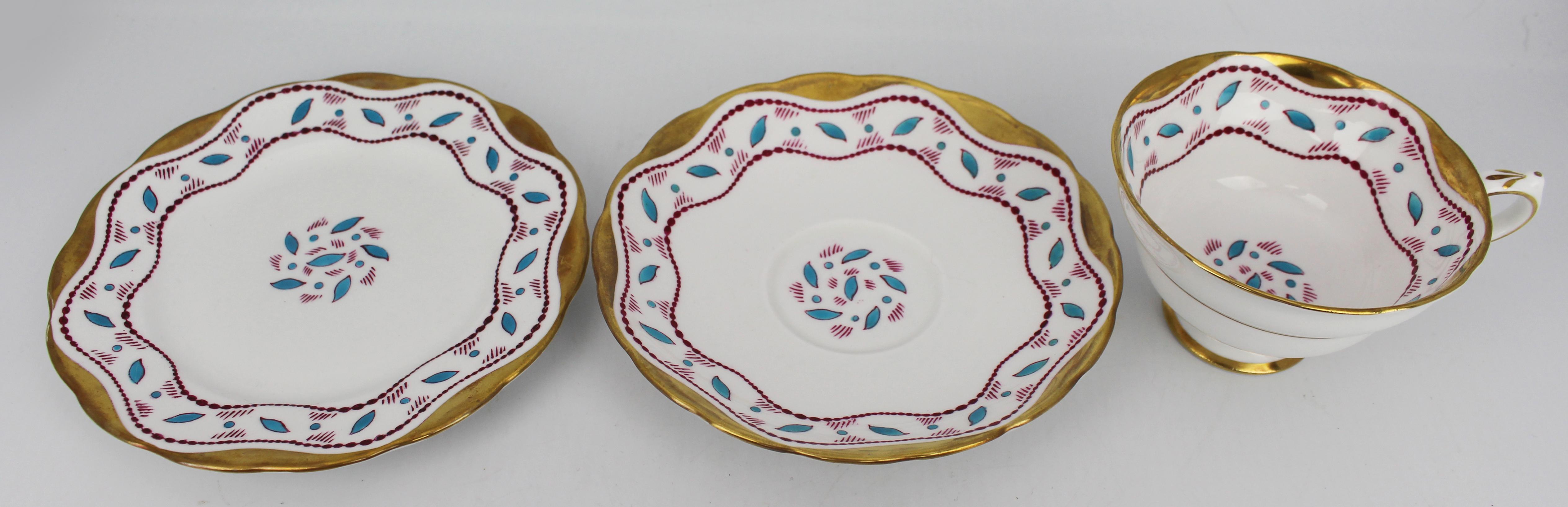 XX secolo Set di 5 Trio Grosvenor Jackson & Gosling Horentine, 1910 ca. in vendita