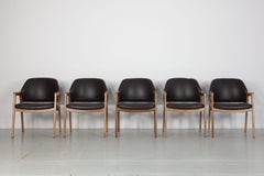 Set di 5 sedie Ico & Luisa Parisi, modello 814, Cassina