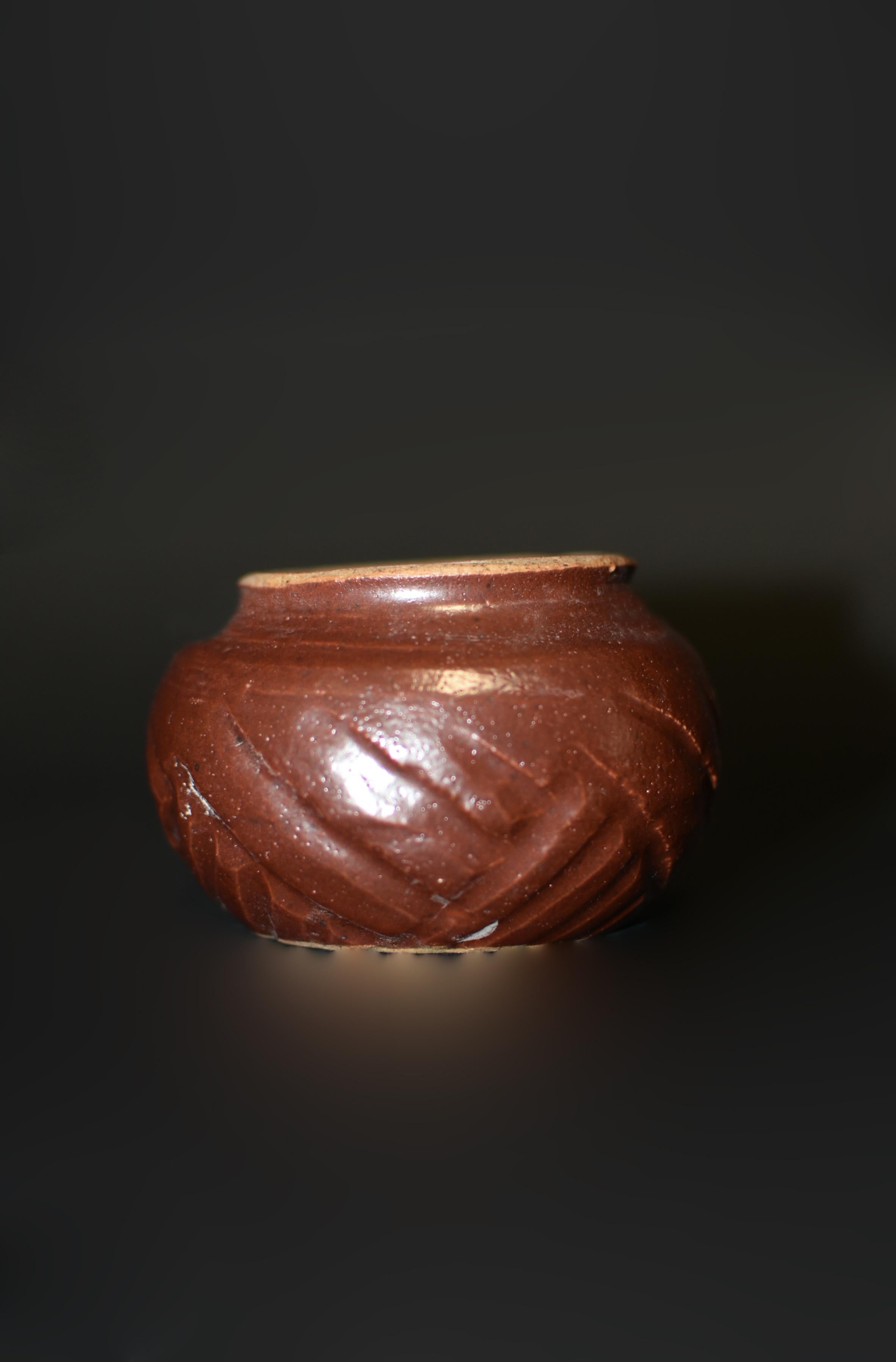 Set von 5 japanischen Wabi Sabi-Keramikvasen aus Keramik  im Angebot 8