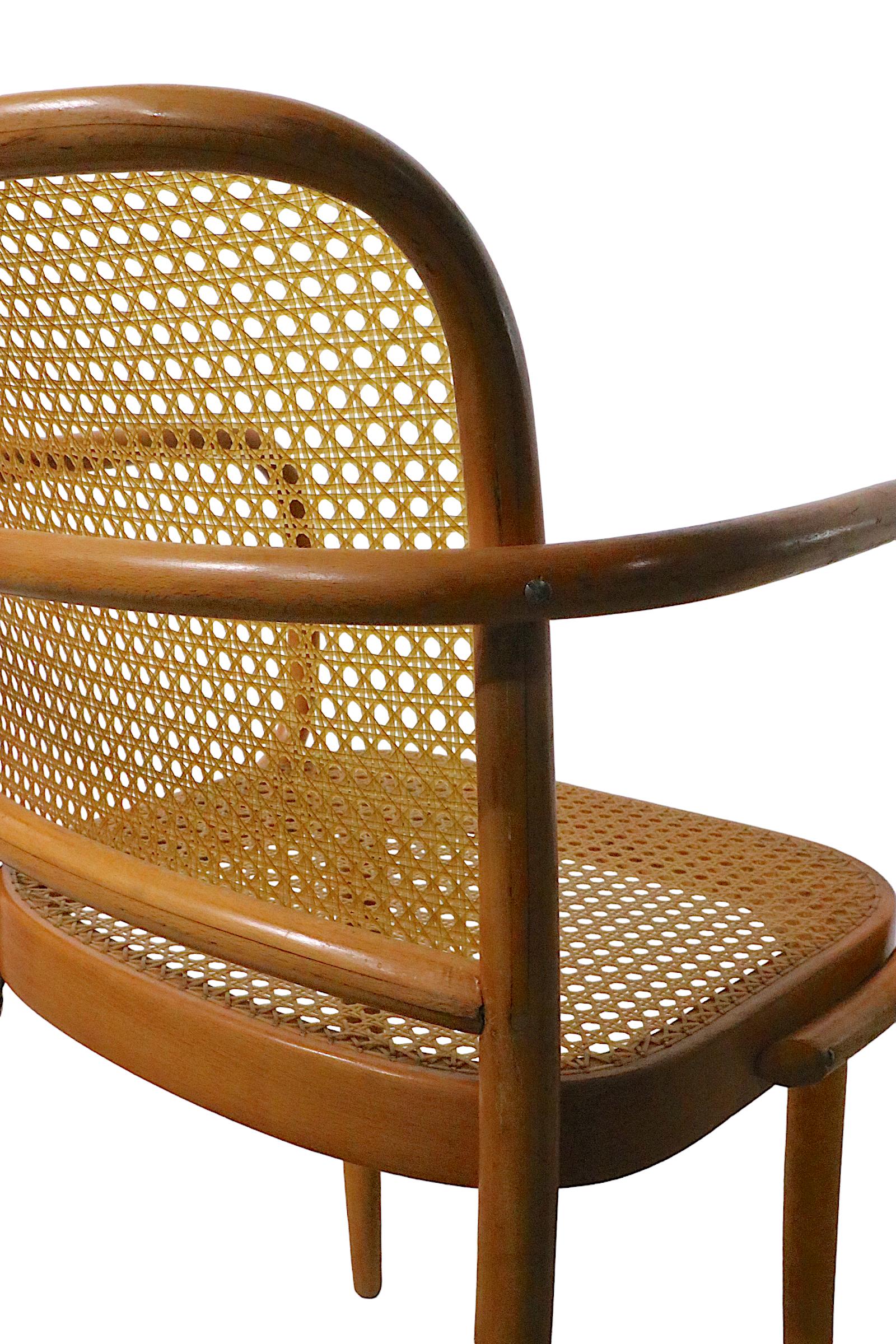 Ensemble de 5 chaises Josef Frank Prague fabriquées en Tchécoslovaquie, vers 1970 en vente 3
