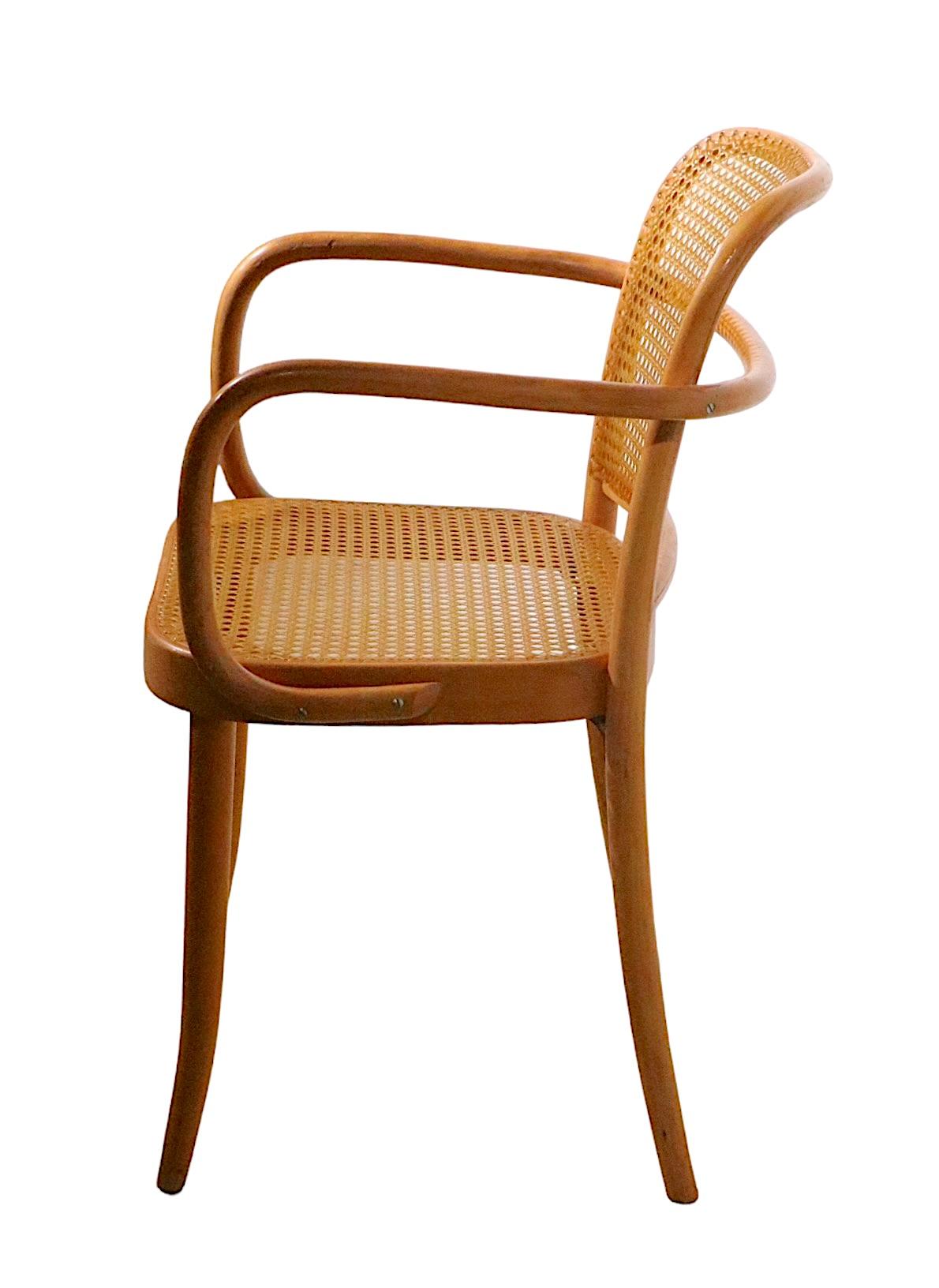 Set of 5 Josef Frank Prague Chairs Made in Czechoslovakia, circa 1970s For Sale 13
