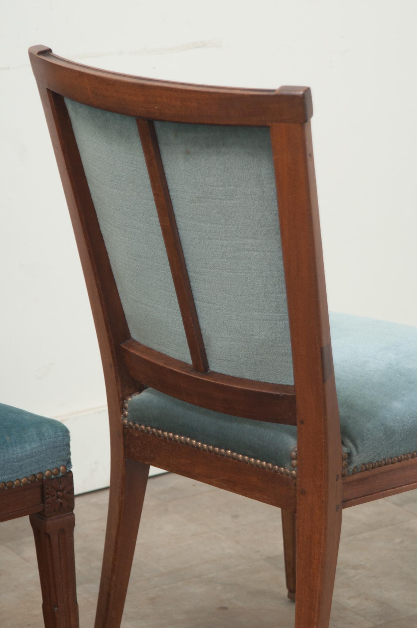 Set of 5 Louis XVI Style Dining Chairs 5