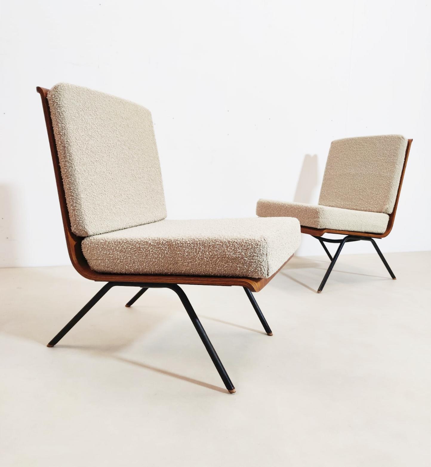 Ensemble de 5 chaises longues et table basses par Franco Campo & Carlo Graffi, Italie en vente 5