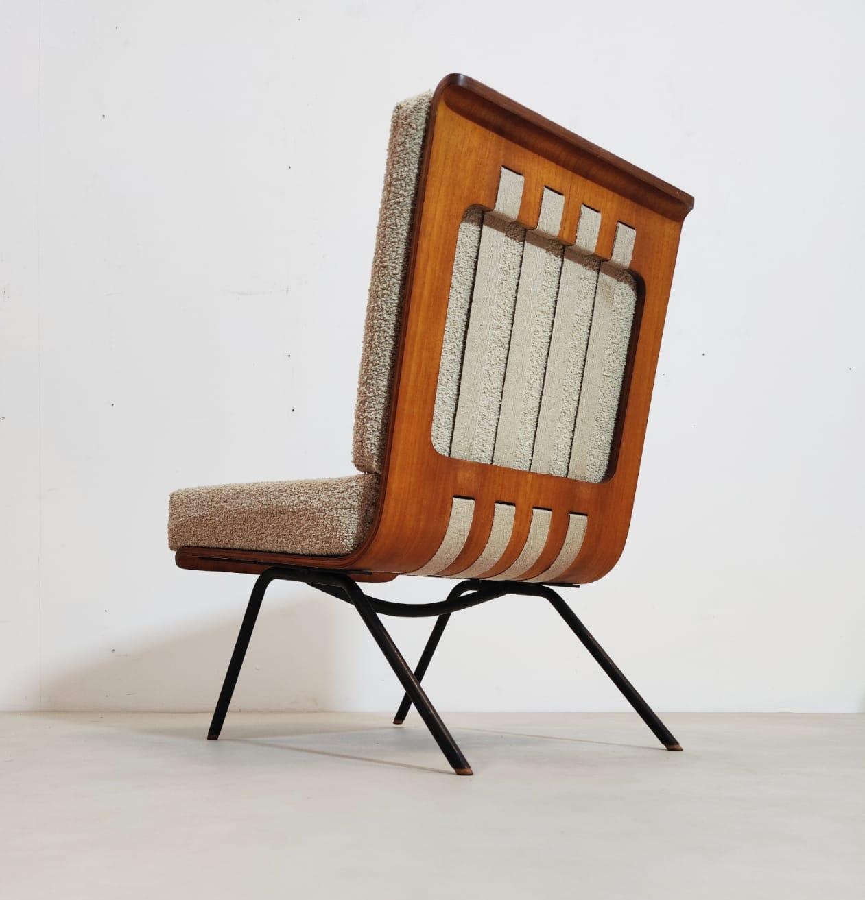 italien Ensemble de 5 chaises longues et table basses par Franco Campo & Carlo Graffi, Italie en vente
