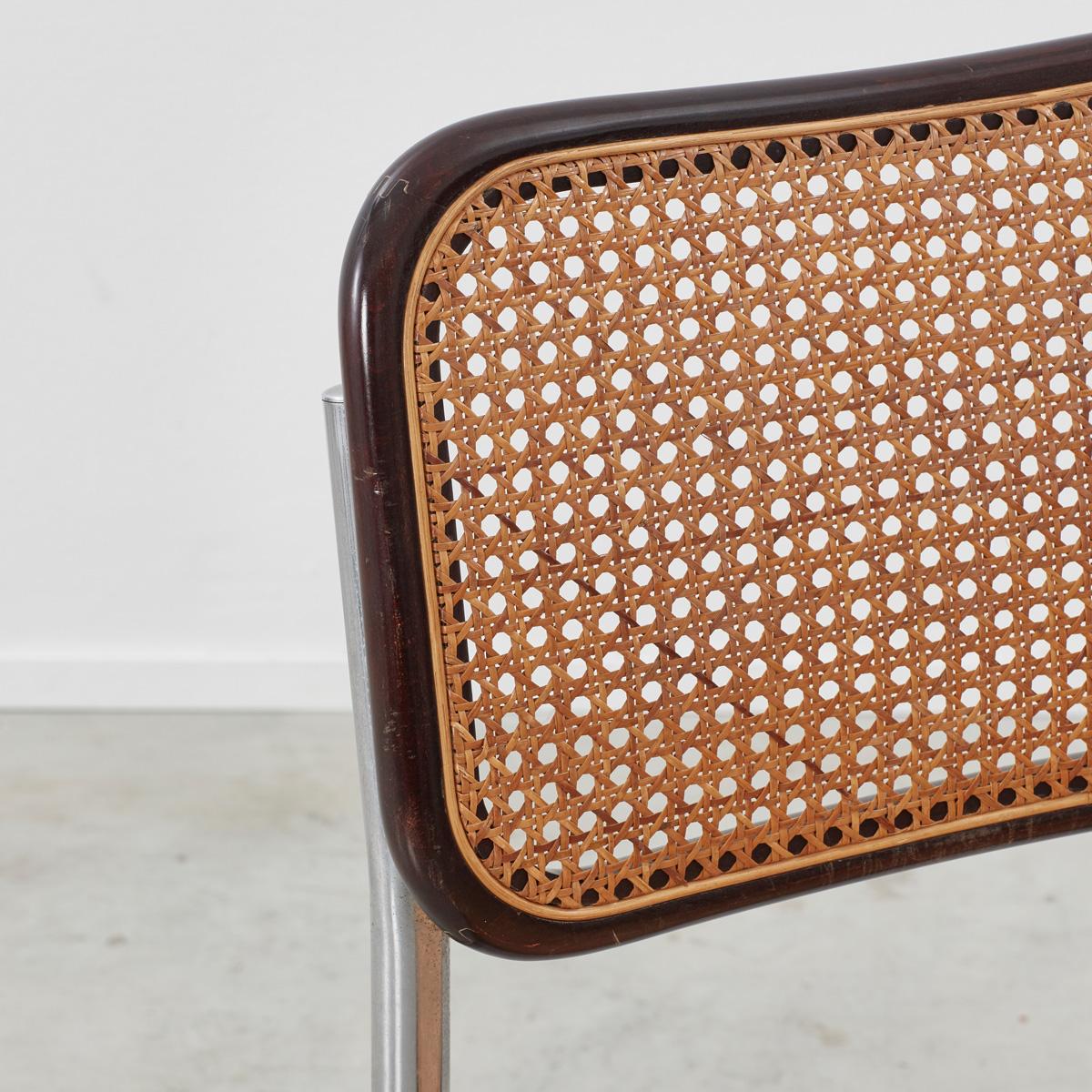 Marcel Breuer Attributed Cesca Chair, Italy, circa 1970s In Excellent Condition In London, GB
