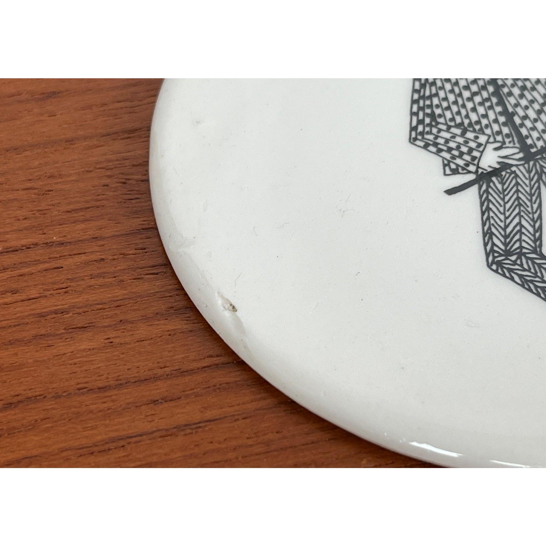 Set di 5 sottobicchieri in ceramica del Mid-Century di Bjørn Wiinblad, anni '60 in vendita 5