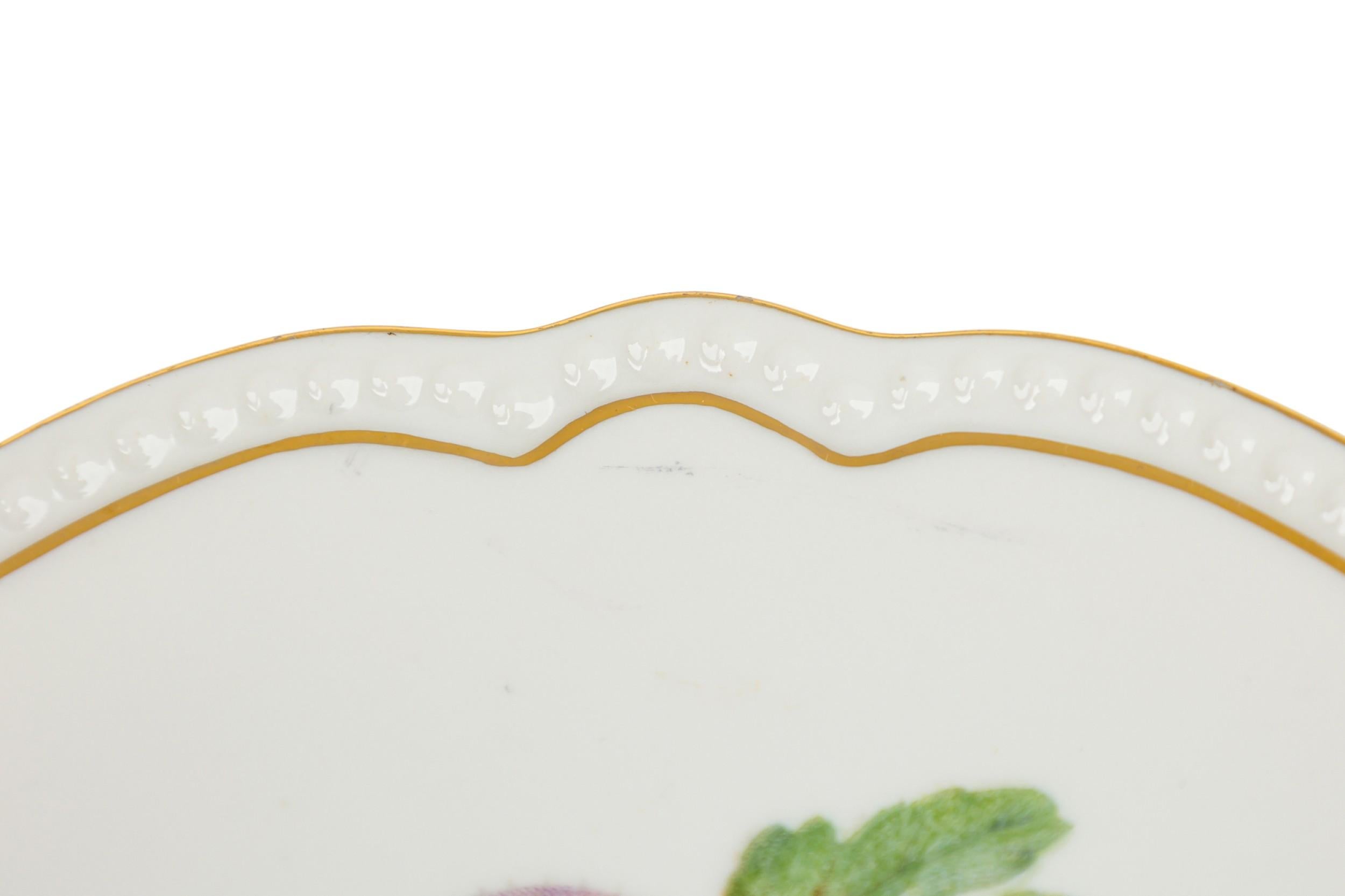 Juego de 5 Platos de Frutas de China Checa de Mediados de Siglo Pintados a Mano Papel en venta