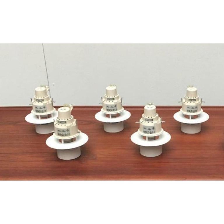 Mid-Century moderno Set di 5 mini lampade da soffitto Albertslund di Jens Møller-Jensen, Danimarca, metà secolo. in vendita