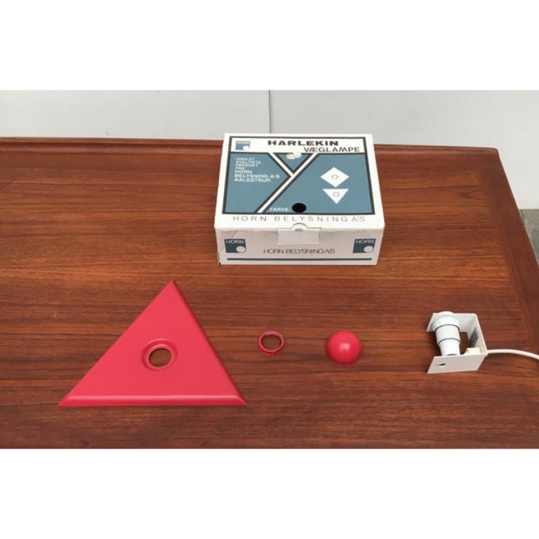 Set di 5 lampade in metallo danese di metà secolo tipo 556/562 di Horn, anni '60 in vendita 5