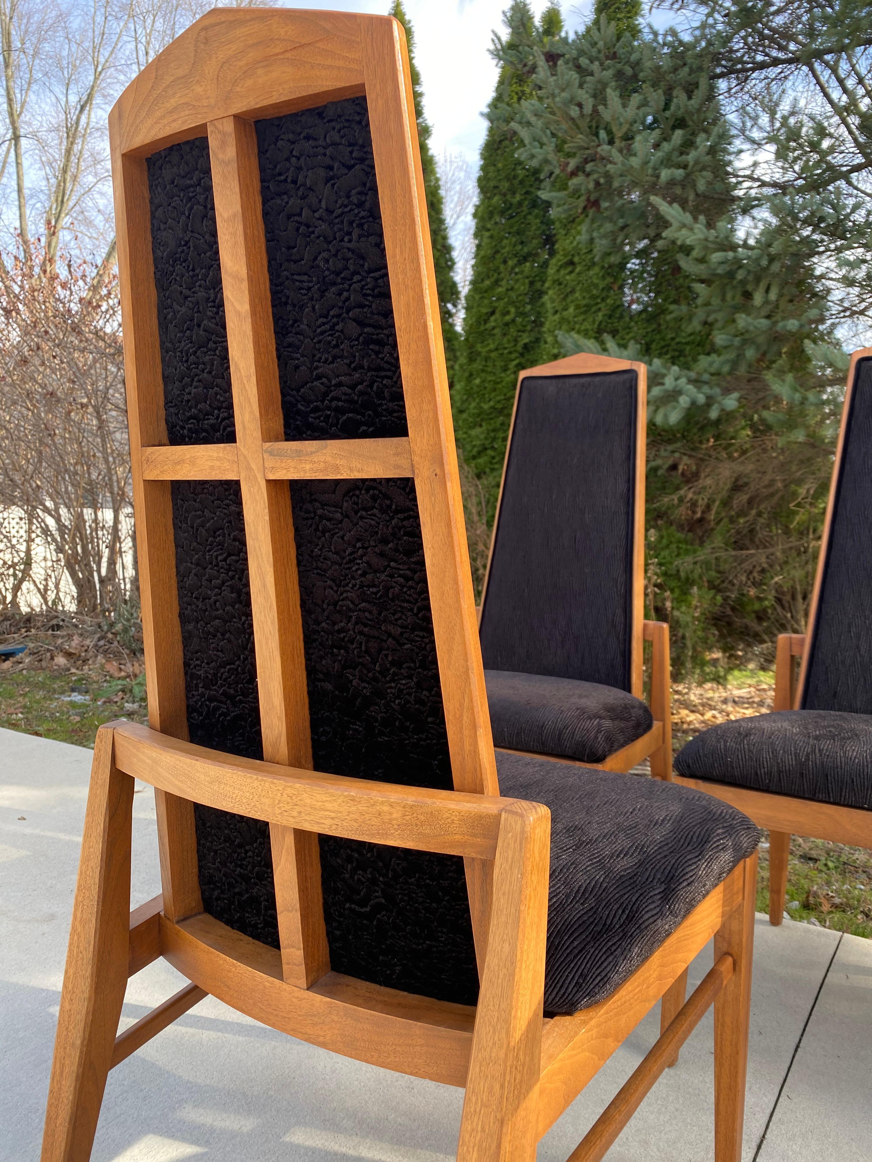 Set of 5 Mid-Century Foster-McDavid Dining Chairs For Sale 2