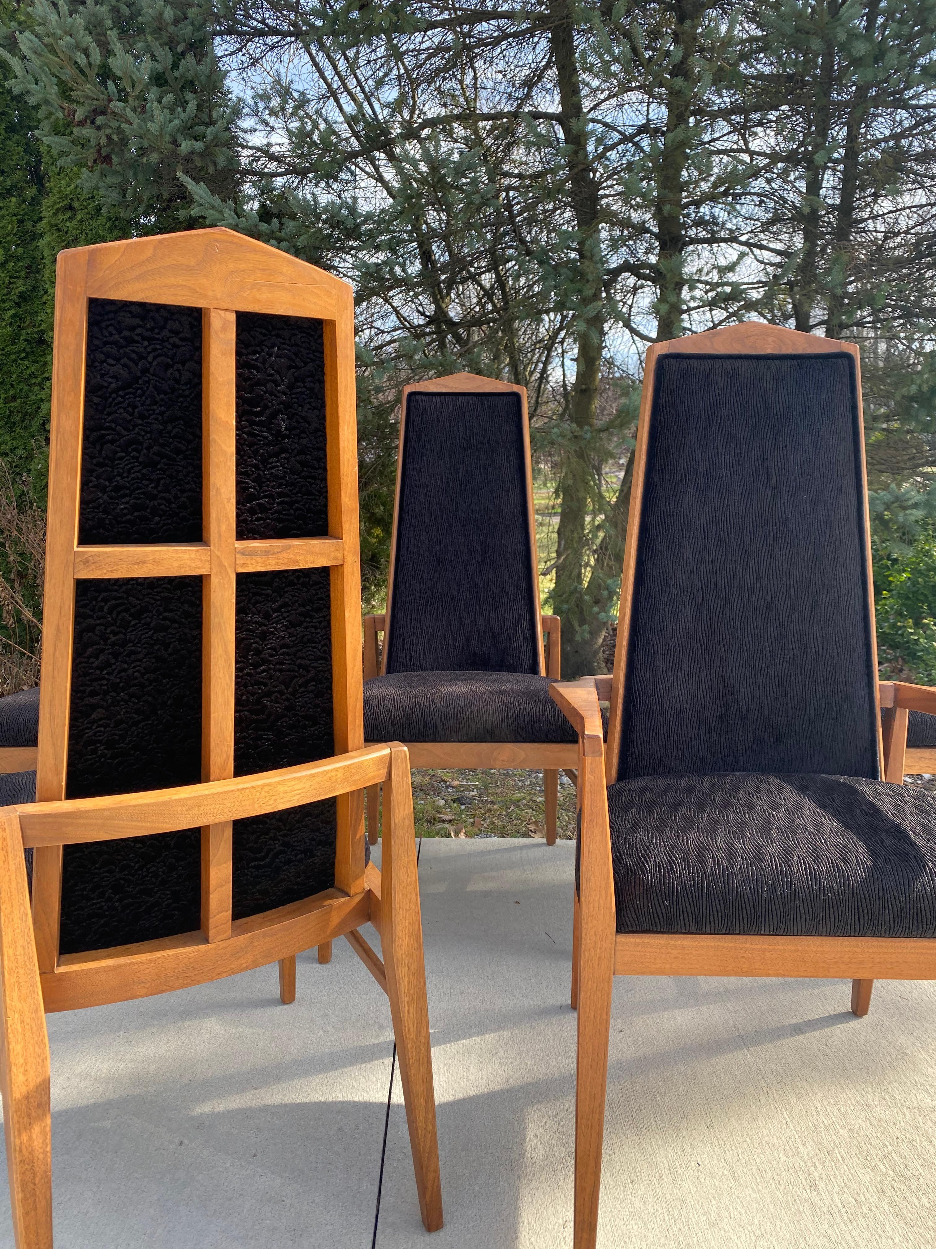 Set of 5 Mid-Century Foster-McDavid Dining Chairs For Sale 4