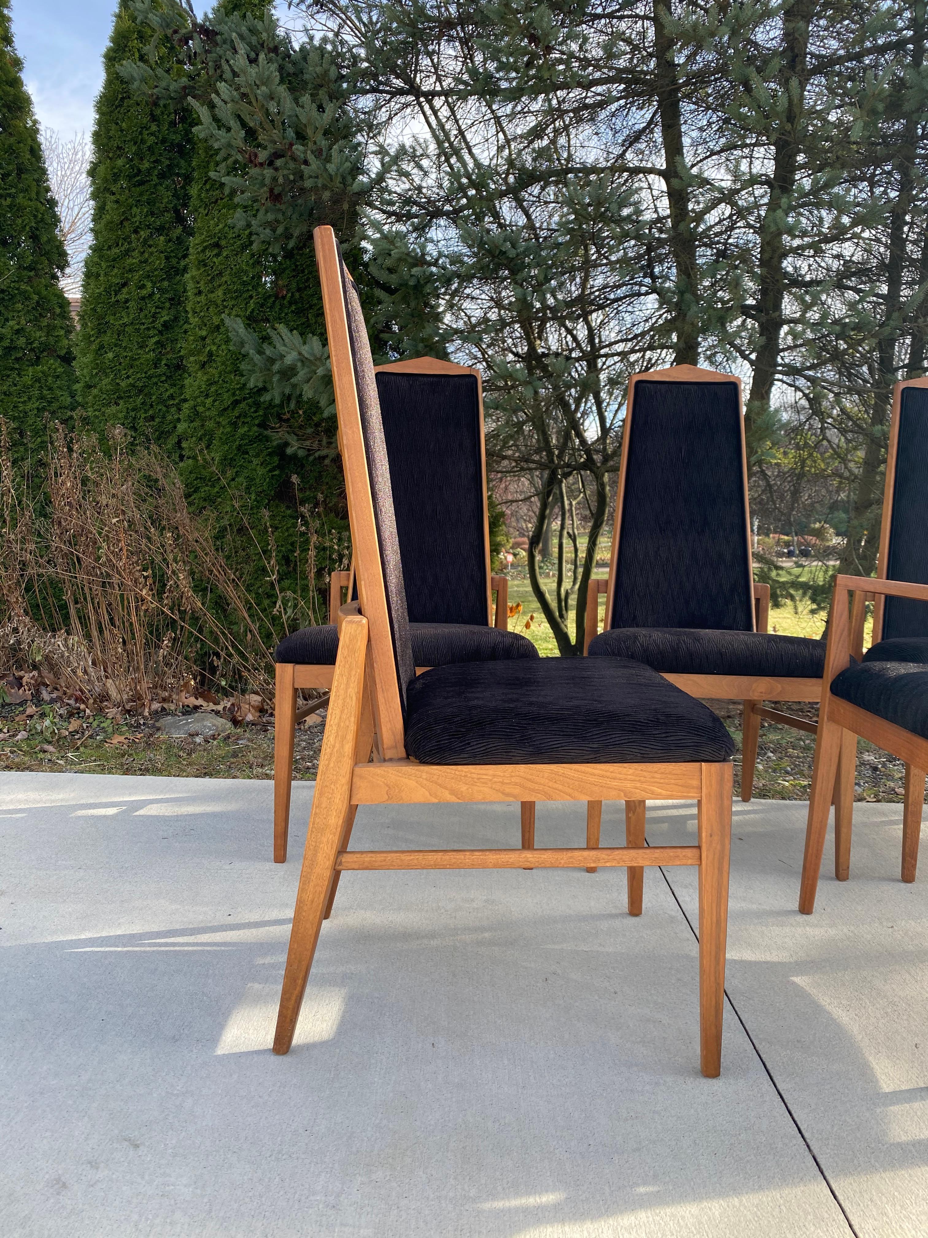 Mid-20th Century Set of 5 Mid-Century Foster-McDavid Dining Chairs For Sale