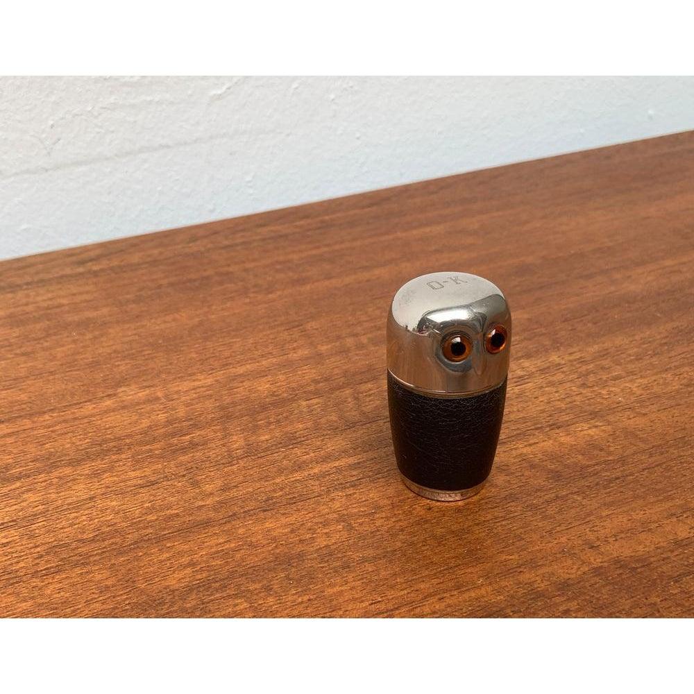 Set of 5 Mid-Century German Owl Style Metal Shot Glasses, 1960s For Sale 6