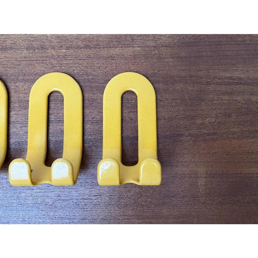 Set of 5 Mid-Century German Space Age Coat Hooks, 1960s For Sale 2