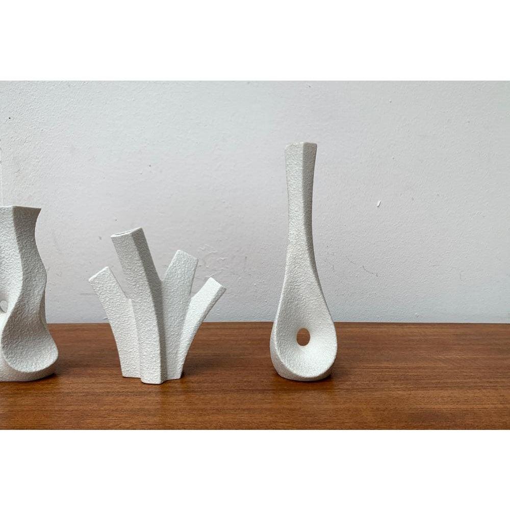 Set di 5 vasi scultorei Op Art tedeschi di metà secolo, di Peter Müller, 1960 in vendita 3