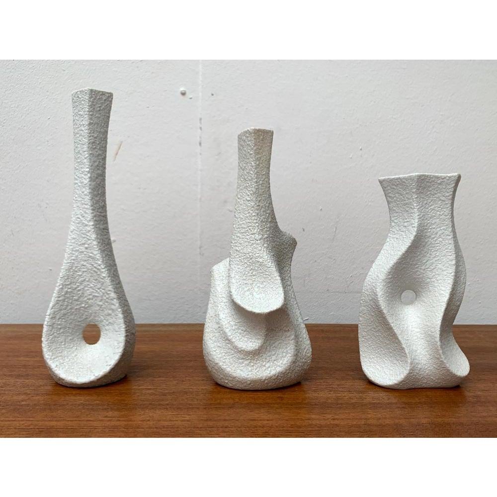 Set di 5 vasi scultorei Op Art tedeschi di metà secolo, di Peter Müller, 1960 in vendita 5