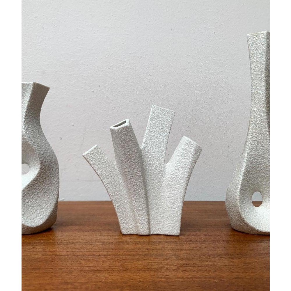 Set di 5 vasi scultorei Op Art tedeschi di metà secolo, di Peter Müller, 1960 in vendita 1