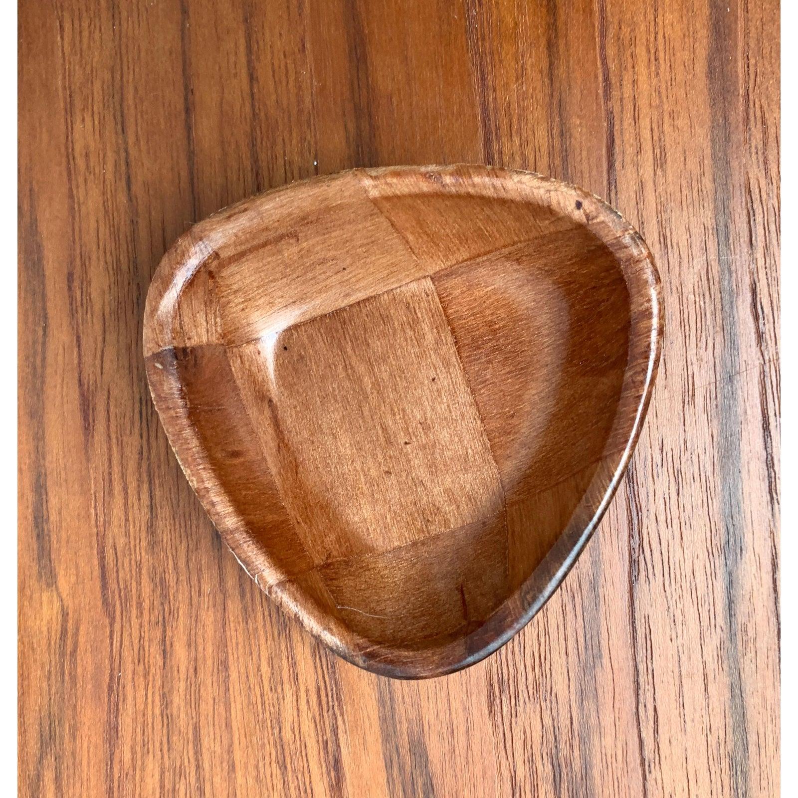 Set di 5 ciotole in legno tedesche di metà secolo, anni '60 in vendita 2
