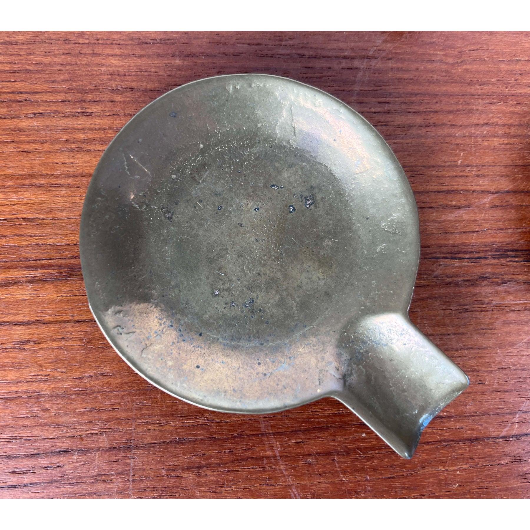 Juego de 5 ceniceros apilables de latón austriaco moderno de mediados de siglo, años 60 en venta 6