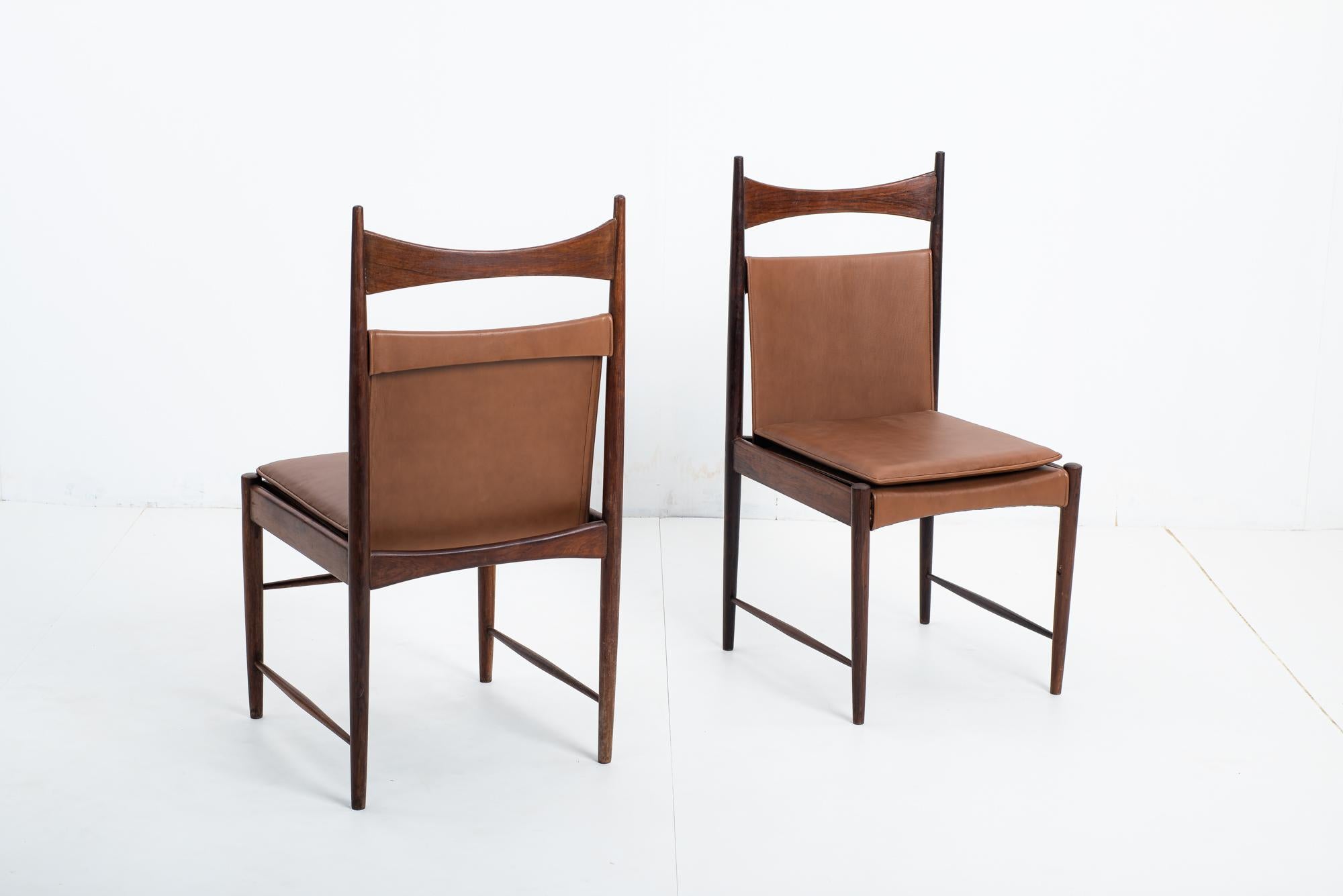 Set of 5 Mid-Century Modern Cantu Alta Chairs by Sergio Rodrigues, Brazil, 1960s For Sale 6
