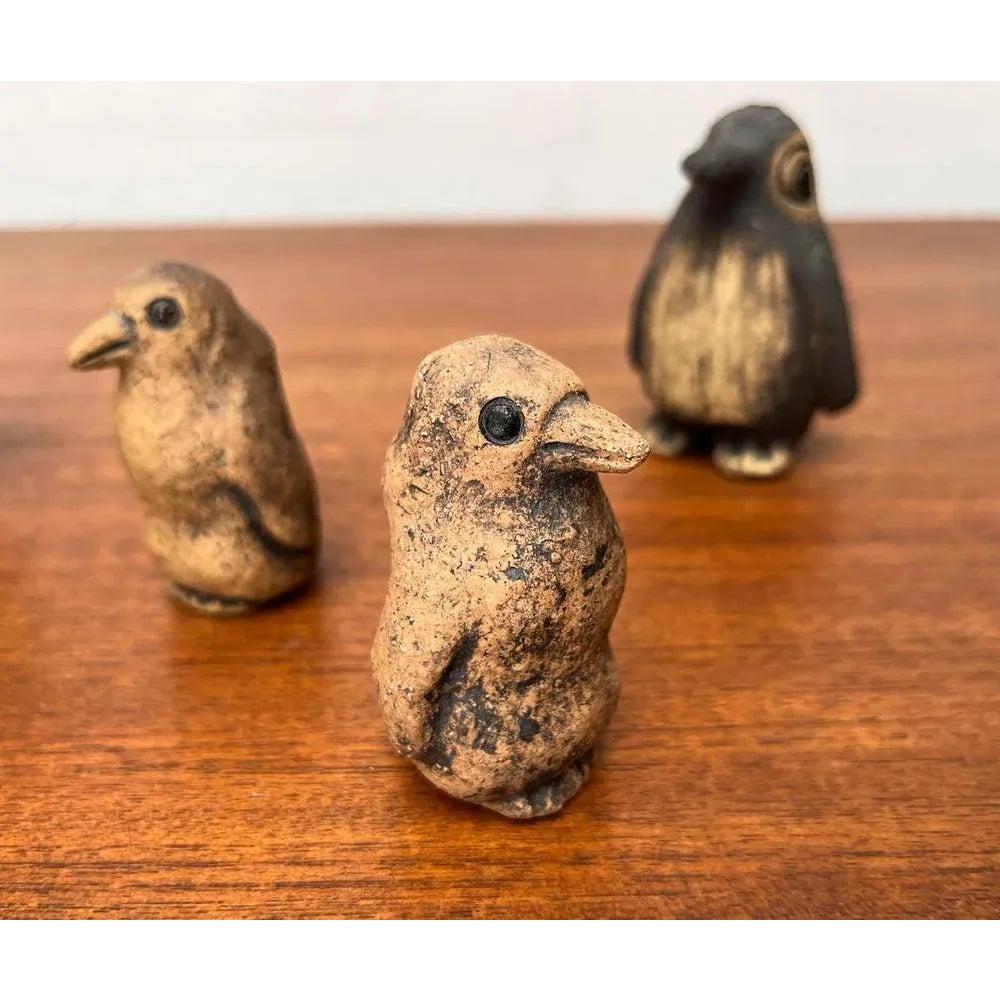 Set di 5 statuette di pinguini in ceramica di metà secolo di Worspweder Keramik, anni '60 In condizioni ottime in vendita a Hamburg, DE