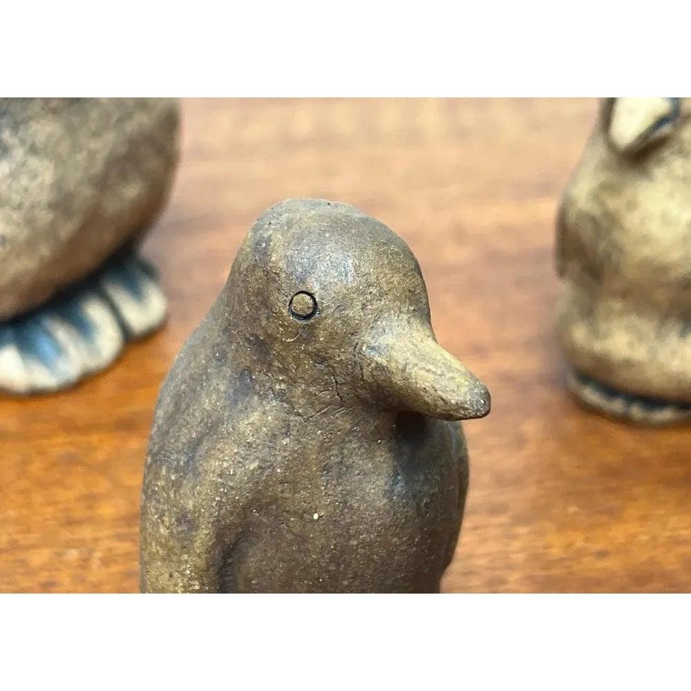 Set di 5 statuette di pinguini in ceramica di metà secolo di Worspweder Keramik, anni '60 in vendita 1