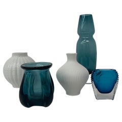 Set of 5 Midcentury Vases, 1970s