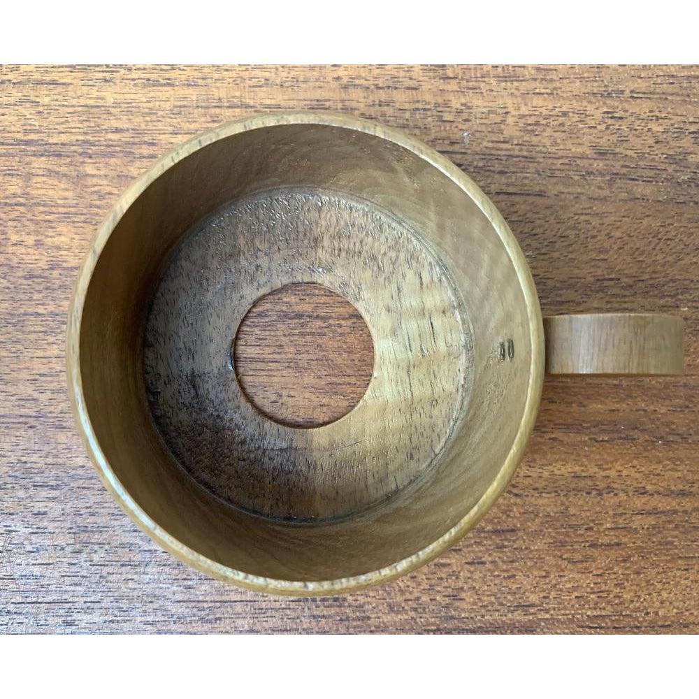 Set di 5 bicchieri da tè in legno di metà secolo, anni '60 in vendita 5
