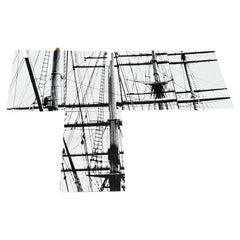 Set of 5 Monumental Contemporary Black and White Nautical Maritime Photographs