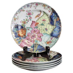 Set of 5 Mottahedeh “Tobacco Leaf” Bread & Butter Plates