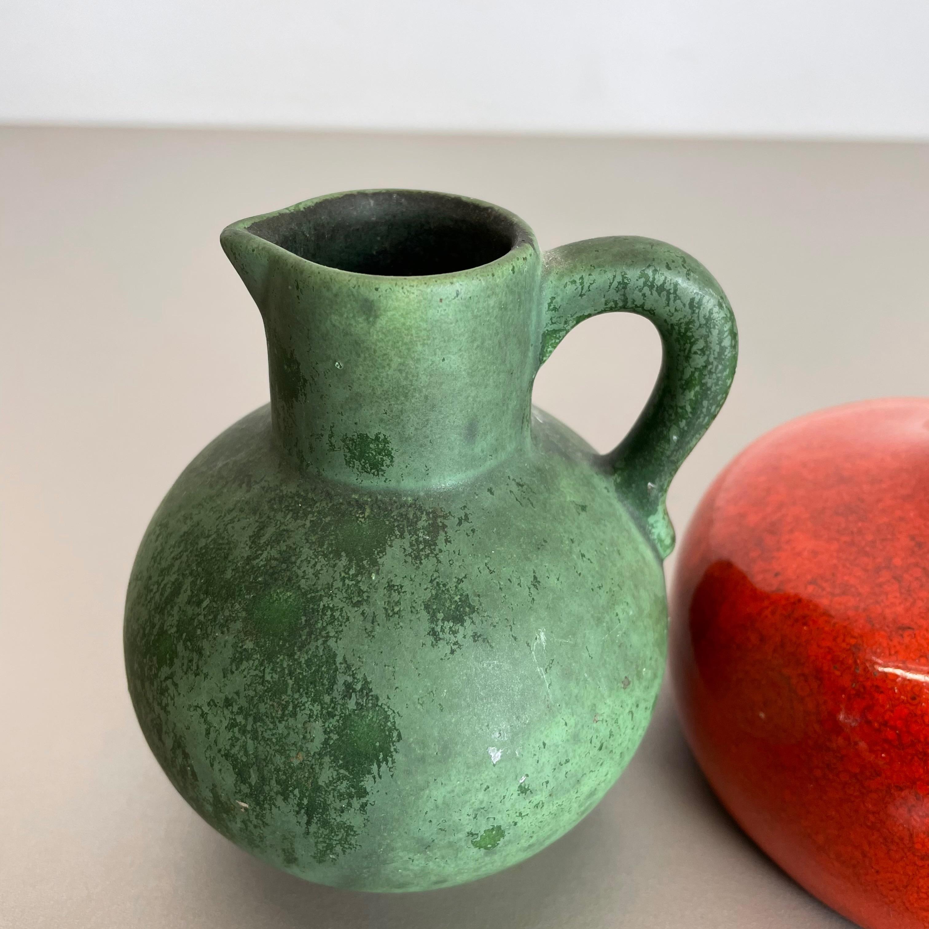Set von 5 mehrfarbigen Keramikvasen-Objekten von Otto Keramik, Deutschland, 1970er Jahre im Angebot 1