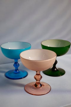 Set of 5 Murano Glass Coupes by Franco & Carlo Moretti, Italy, 1959