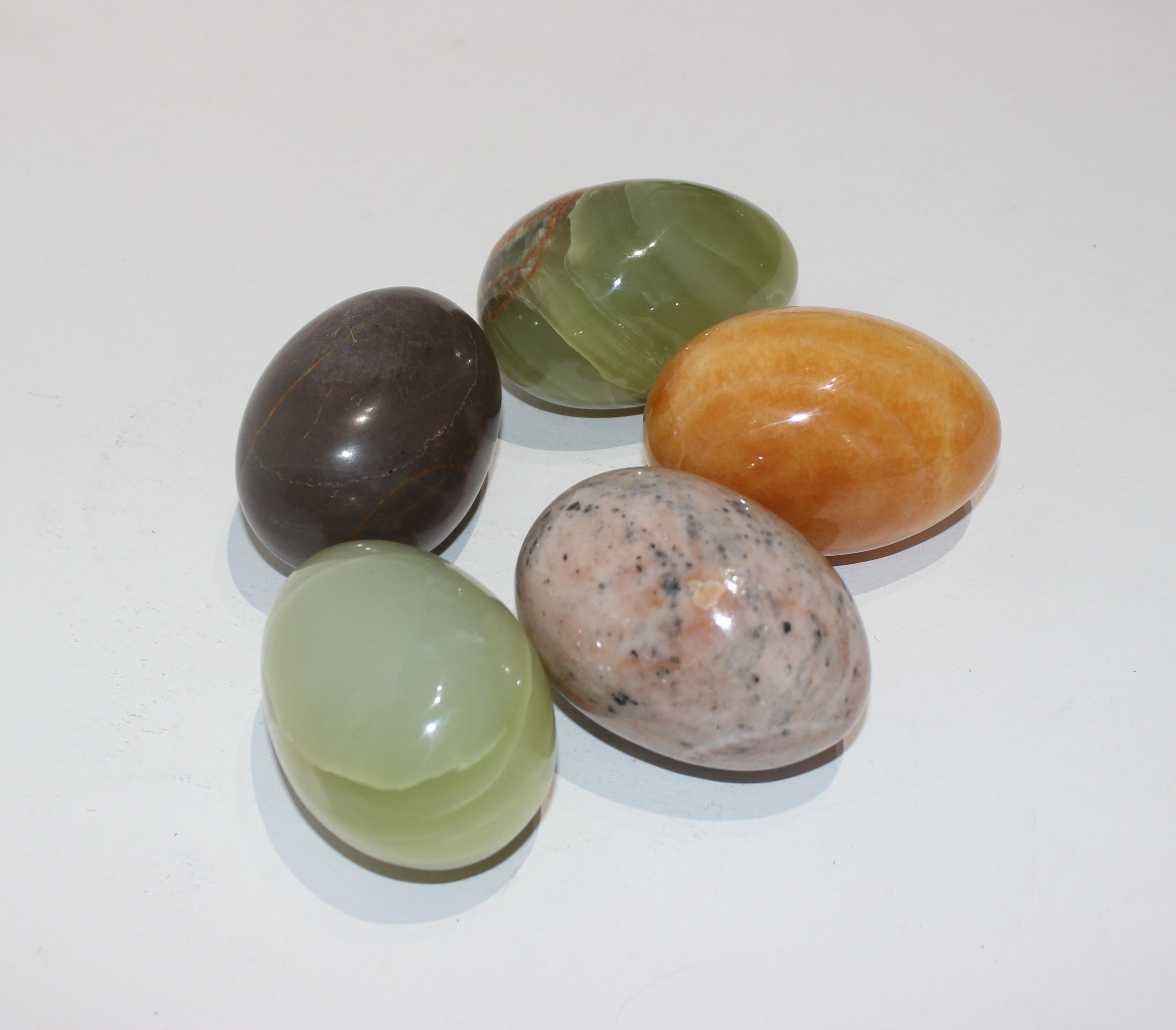Marble egg multi-color collection - Large 3.5