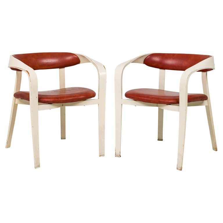 Bent Plywood Dining Chairs - 306 For Sale on 1stDibs