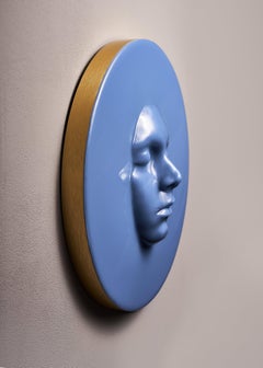 Lot de 5 sculptures murales « Out of Office » de Corine Vanvoorbergen