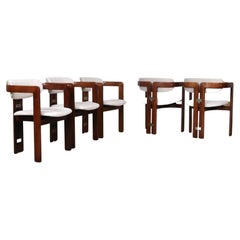 Set of 5 Pamplona Dining Chairs by Augusto Savini for Pozzi, Italy, 1970s