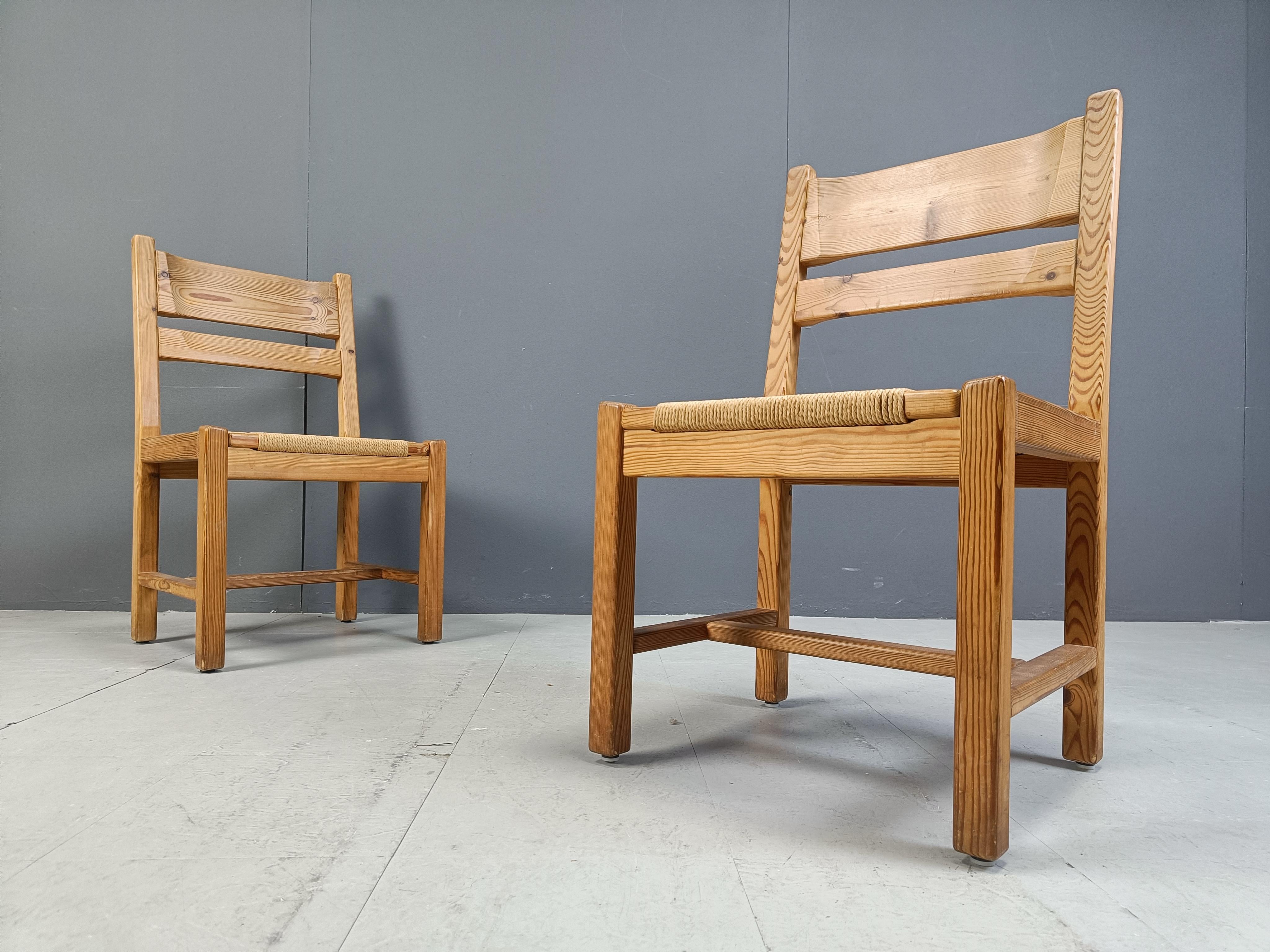 Set di 5 sedie da pranzo in legno Pibe di GM Mobler, anni '60 in vendita 4