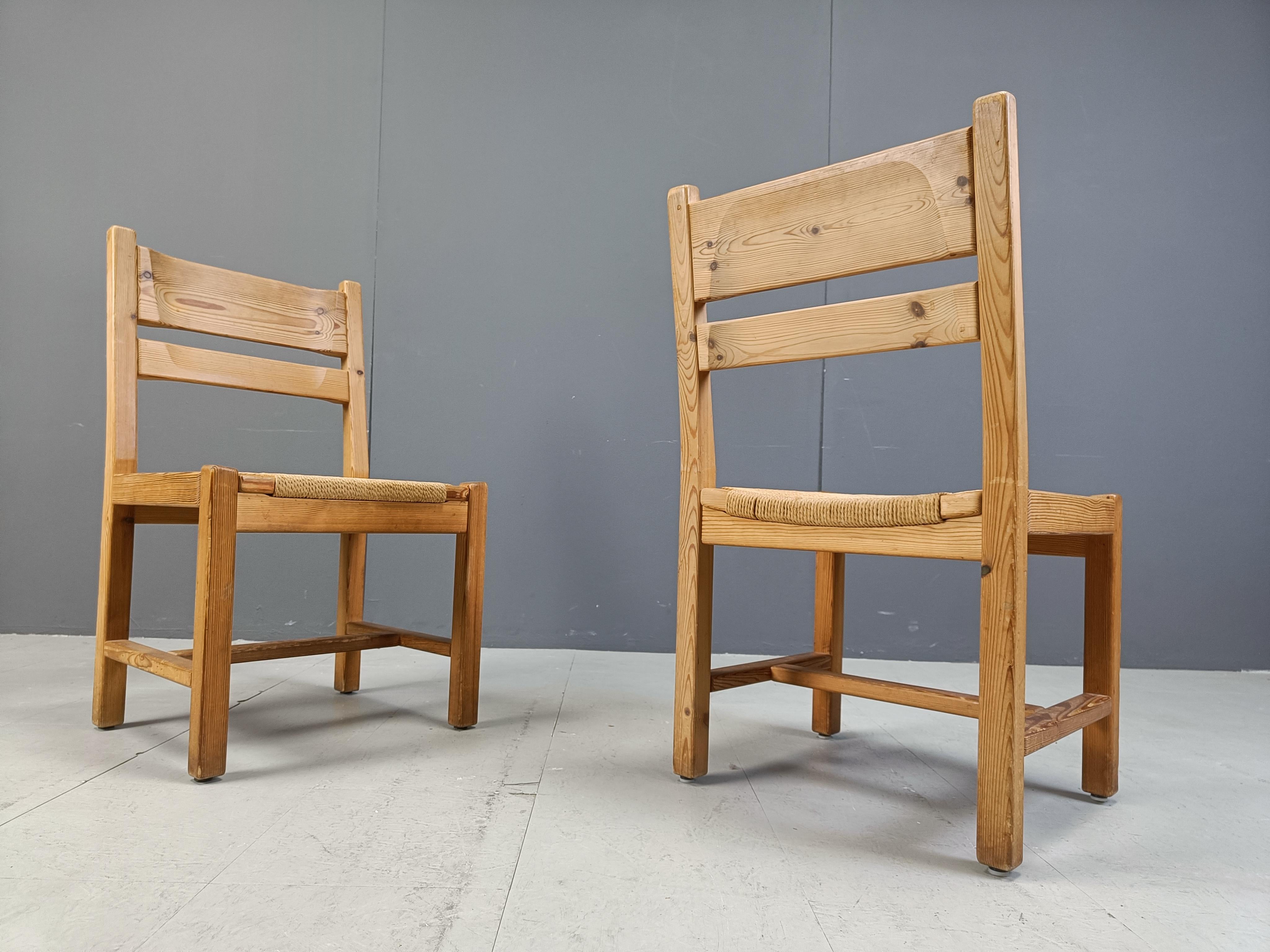 Set di 5 sedie da pranzo in legno Pibe di GM Mobler, anni '60 in vendita 6