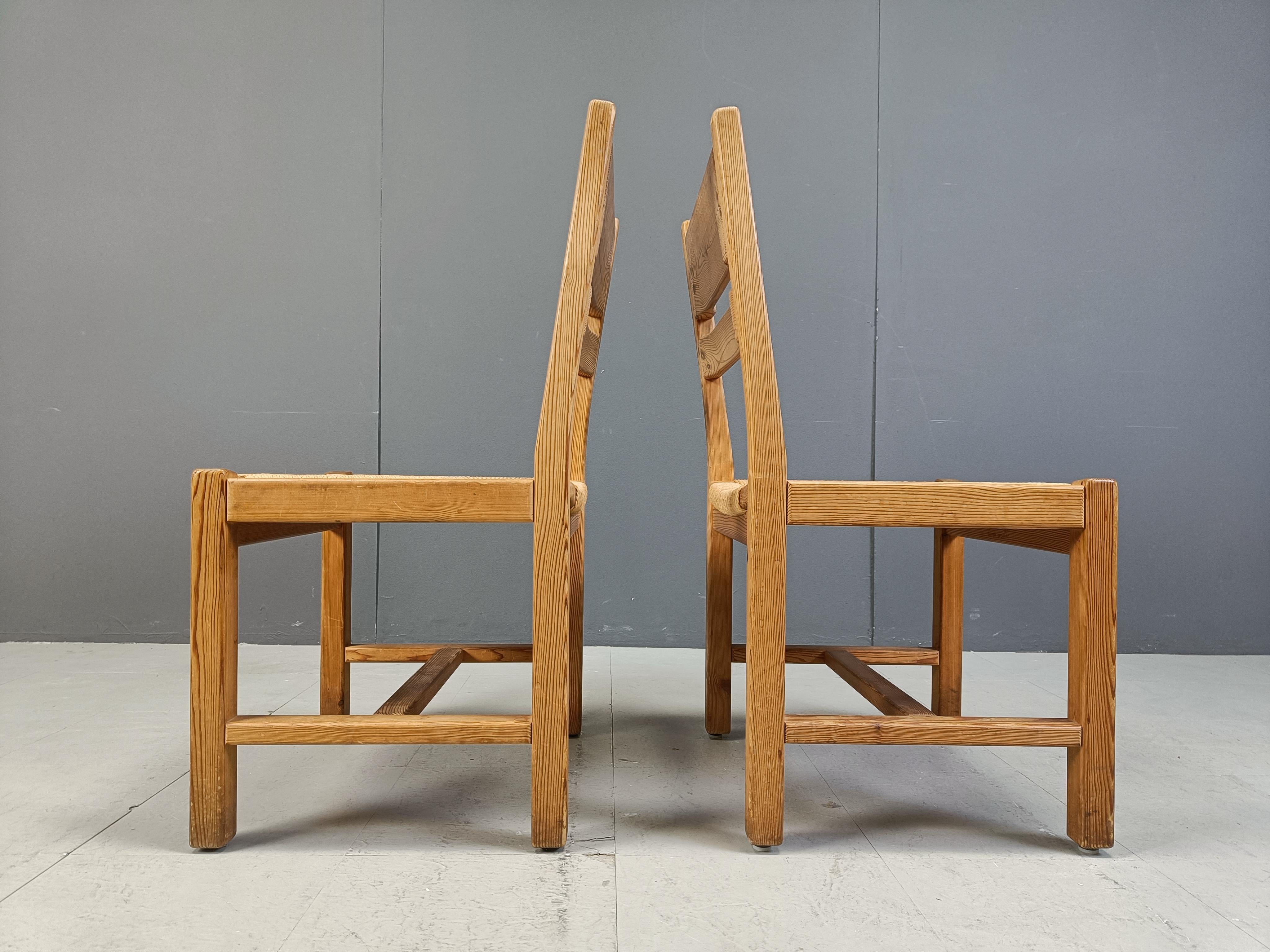 Set di 5 sedie da pranzo in legno Pibe di GM Mobler, anni '60 in vendita 7